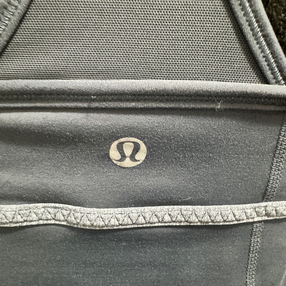 Lululemon Racerback Mesh Tank Top Grey - Picture 8 of 8